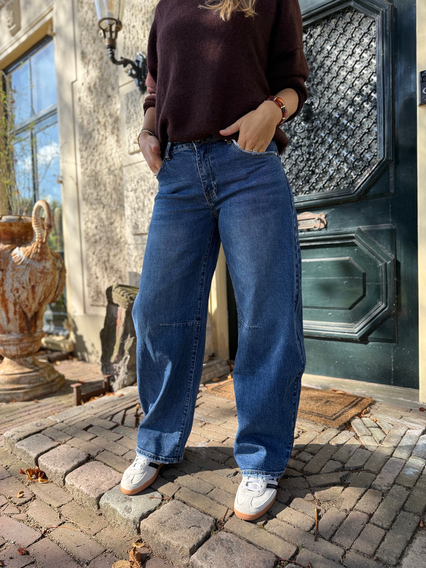 Barrel jeans spijker