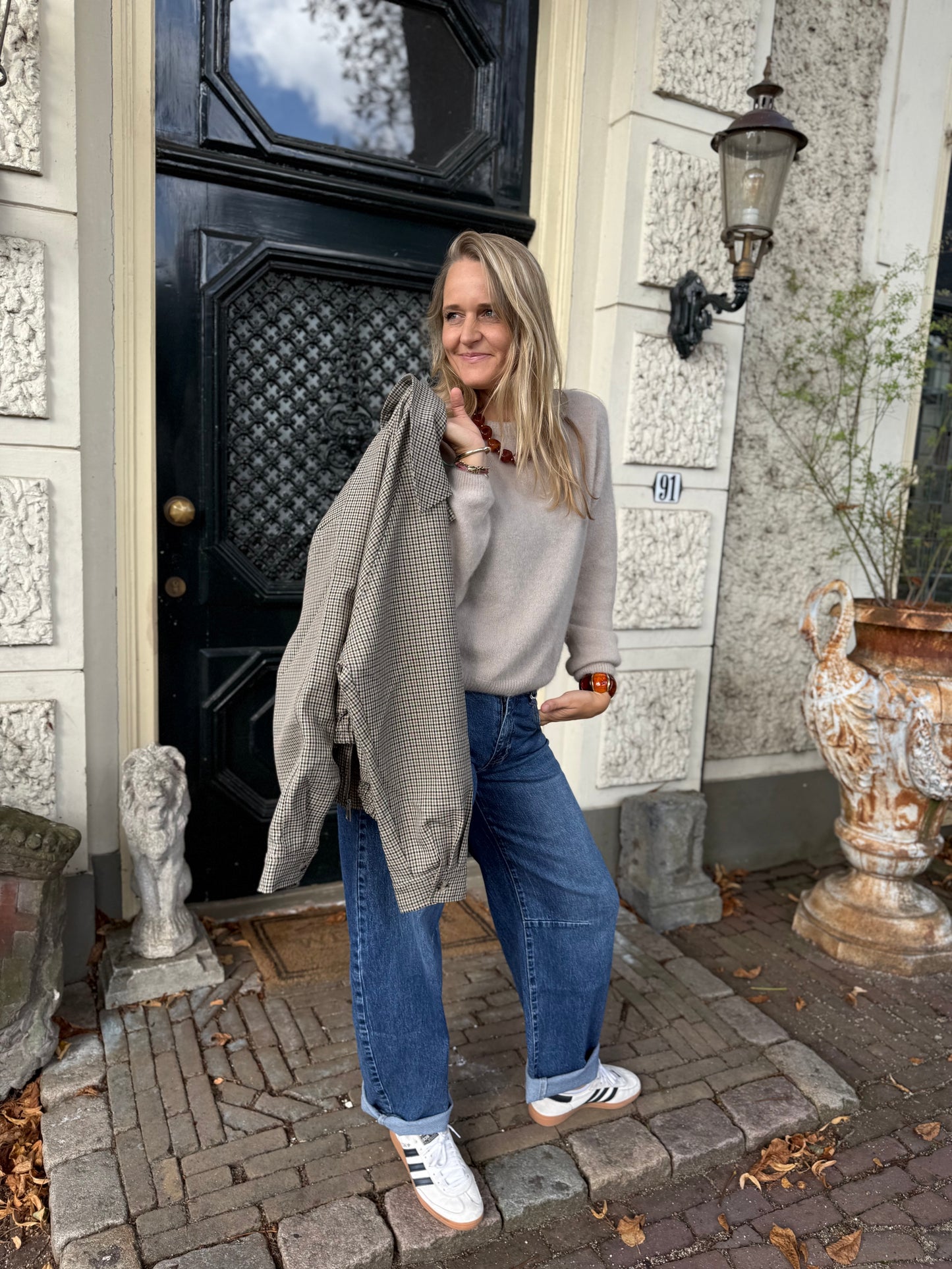 Mohair sweater beige