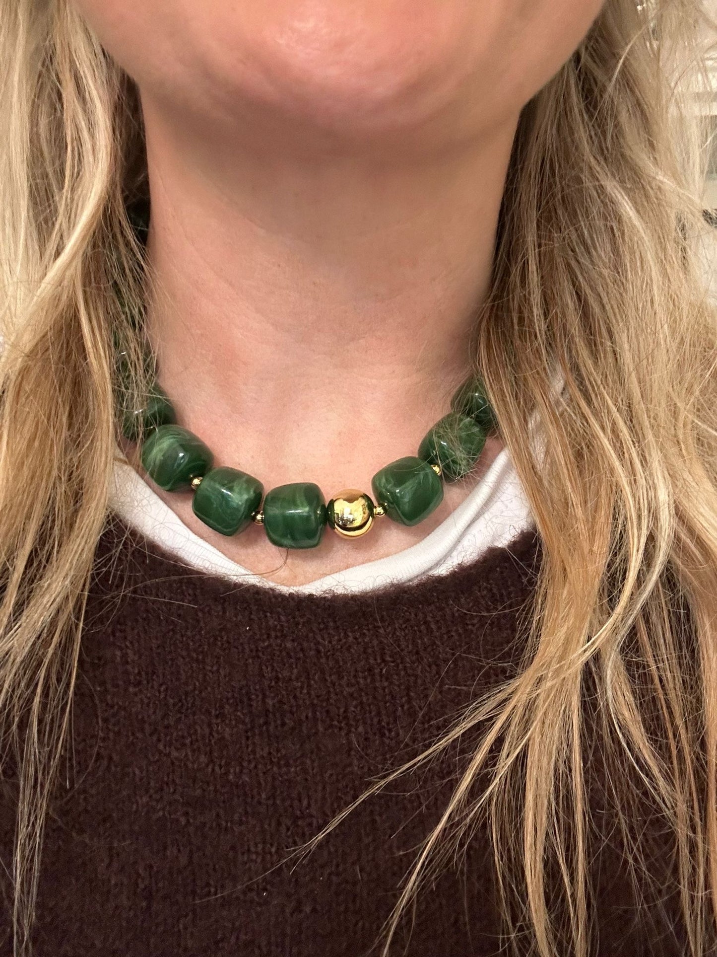 Ketting coloured and gold