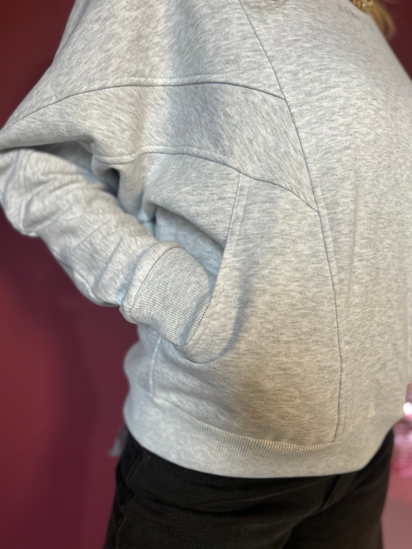 Sweater met zakken Honnete Atelier