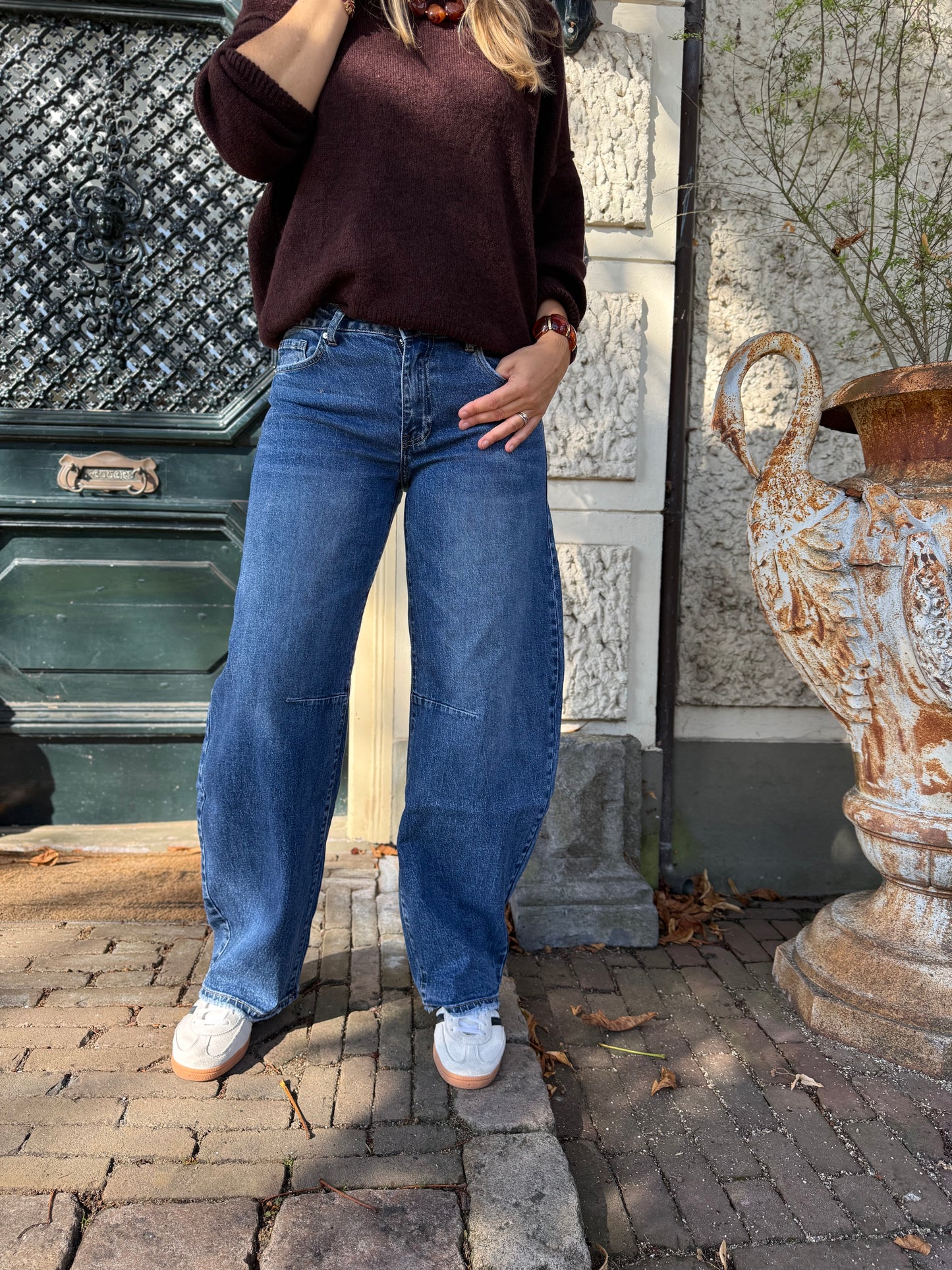 Barrel jeans spijker