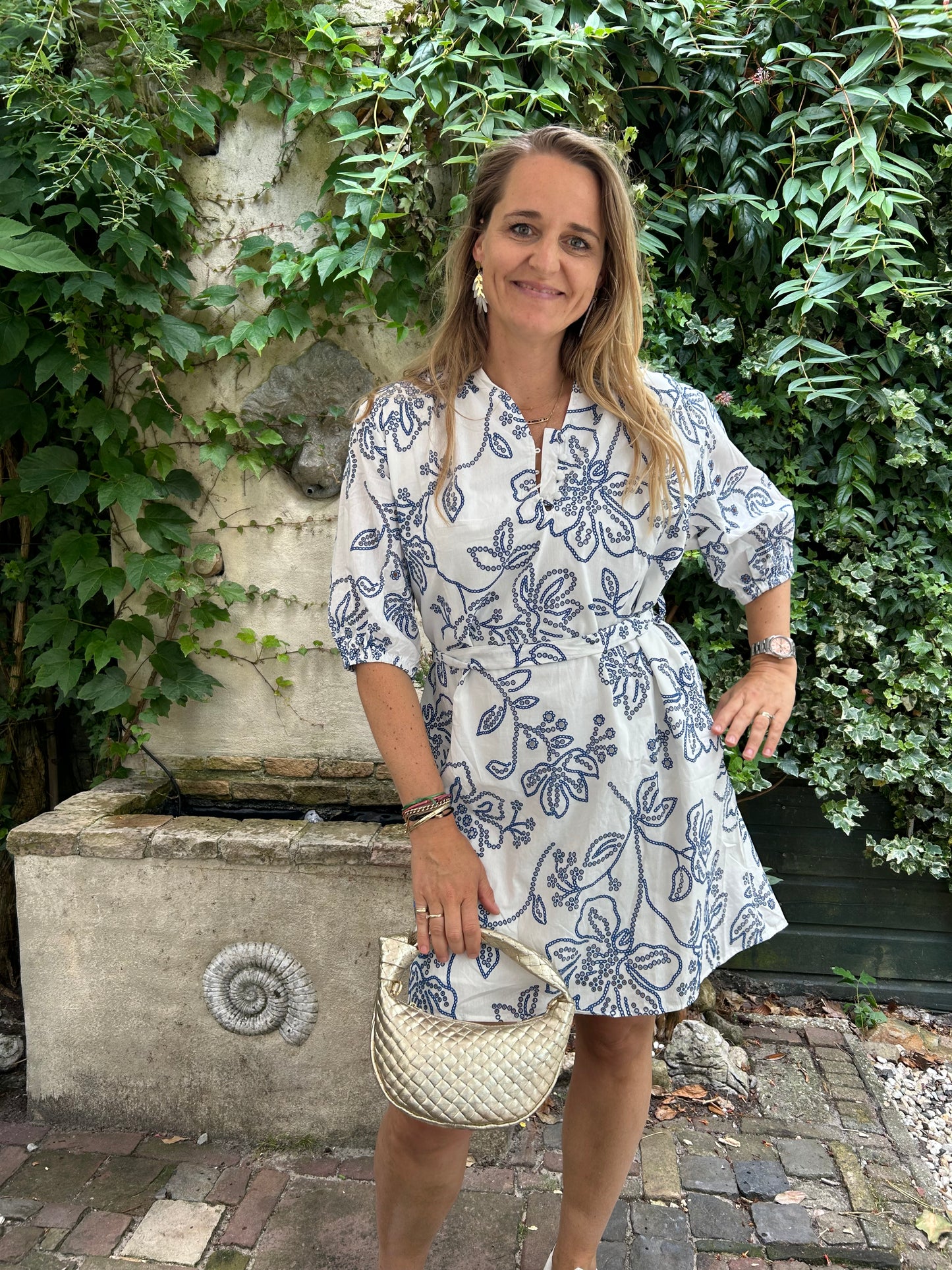 Flower dress Blue