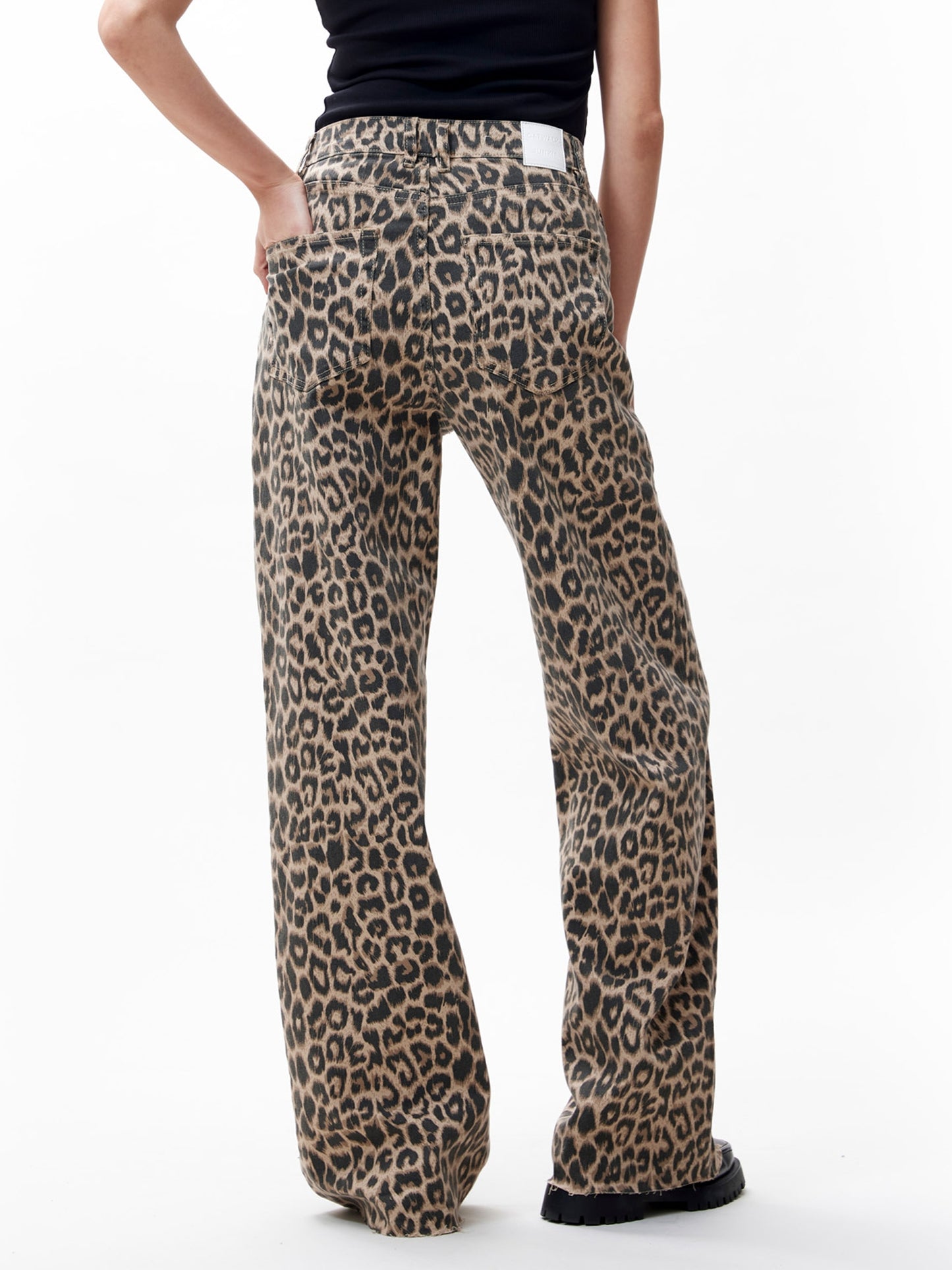 Loose fit leopard jeans Catwalk Junkie