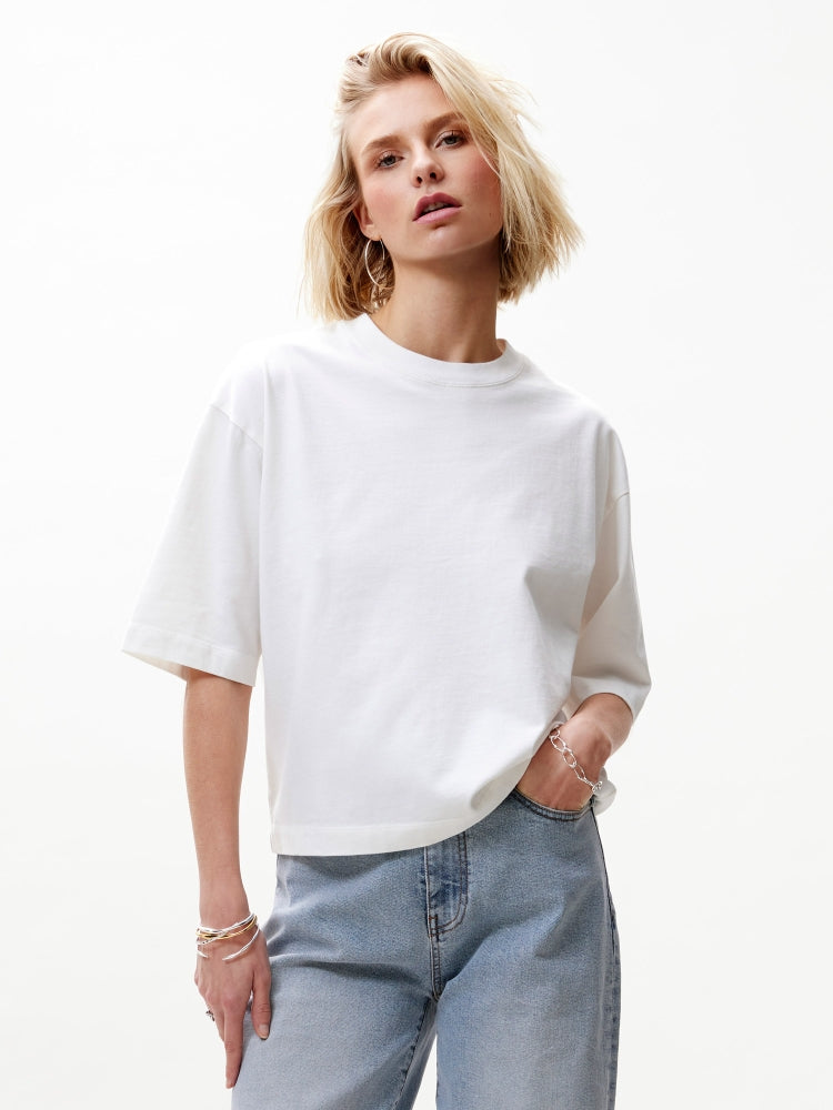 Loose fit Tshirt wit
