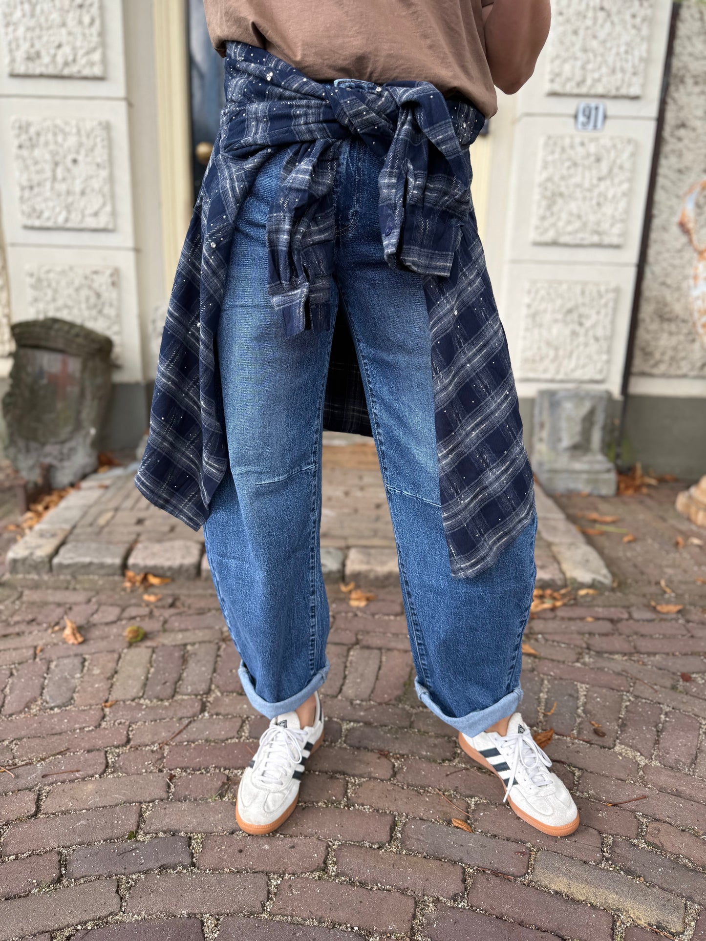 Barrel jeans spijker