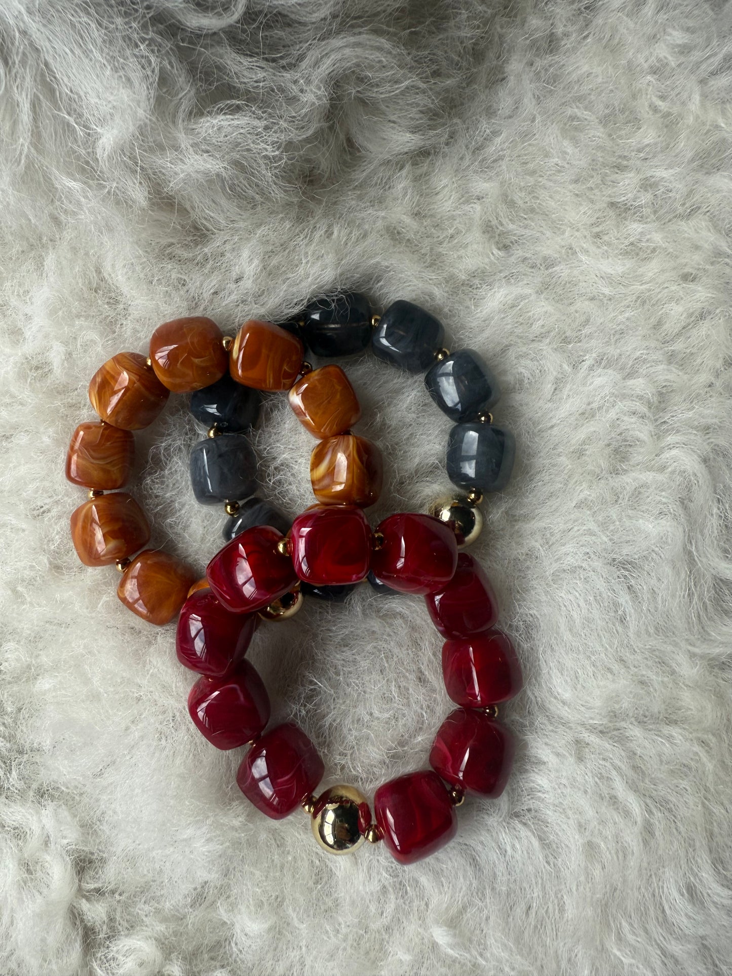 Armband golden stone