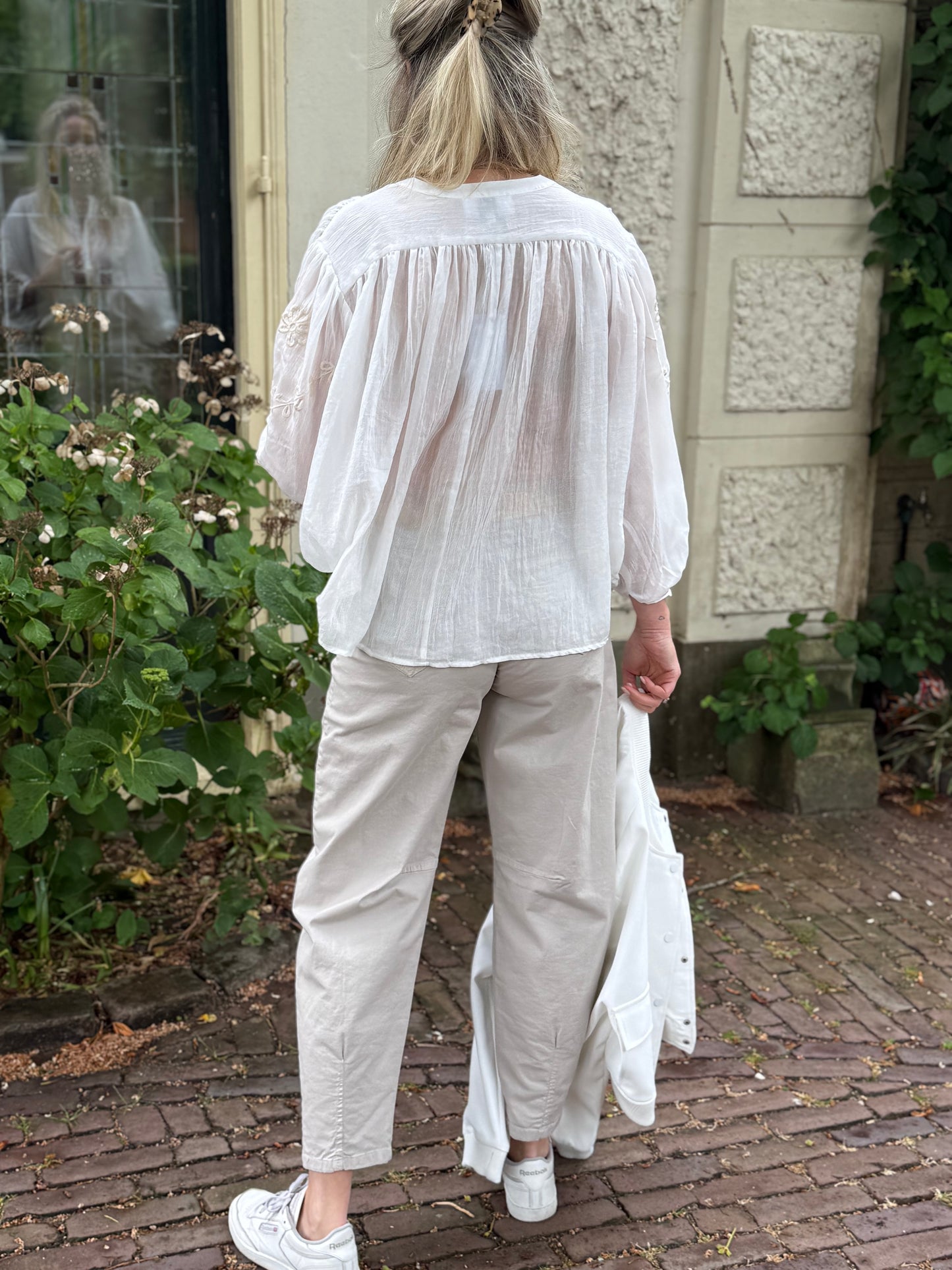Blouse bloem