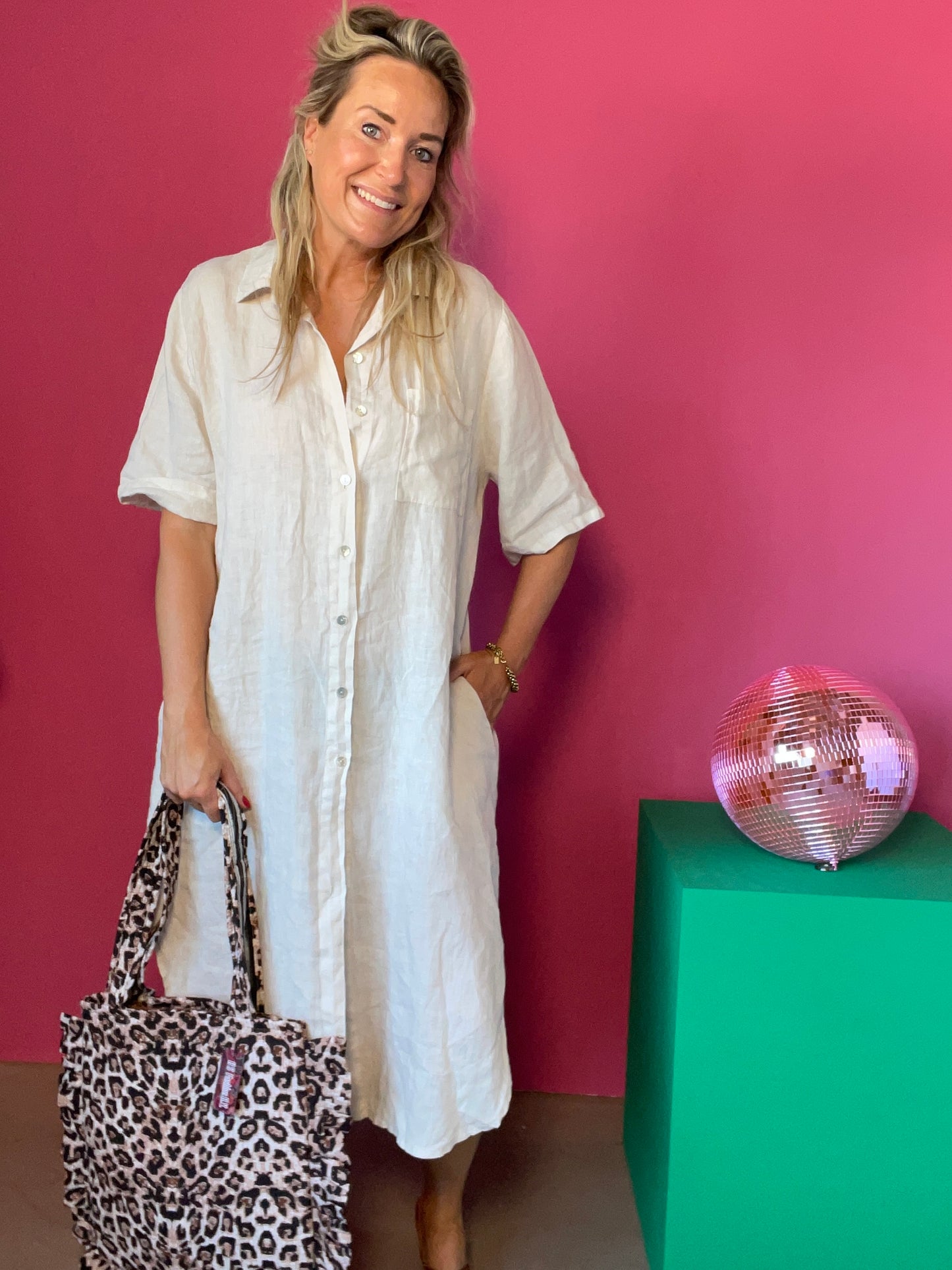 Blouse dress linnen