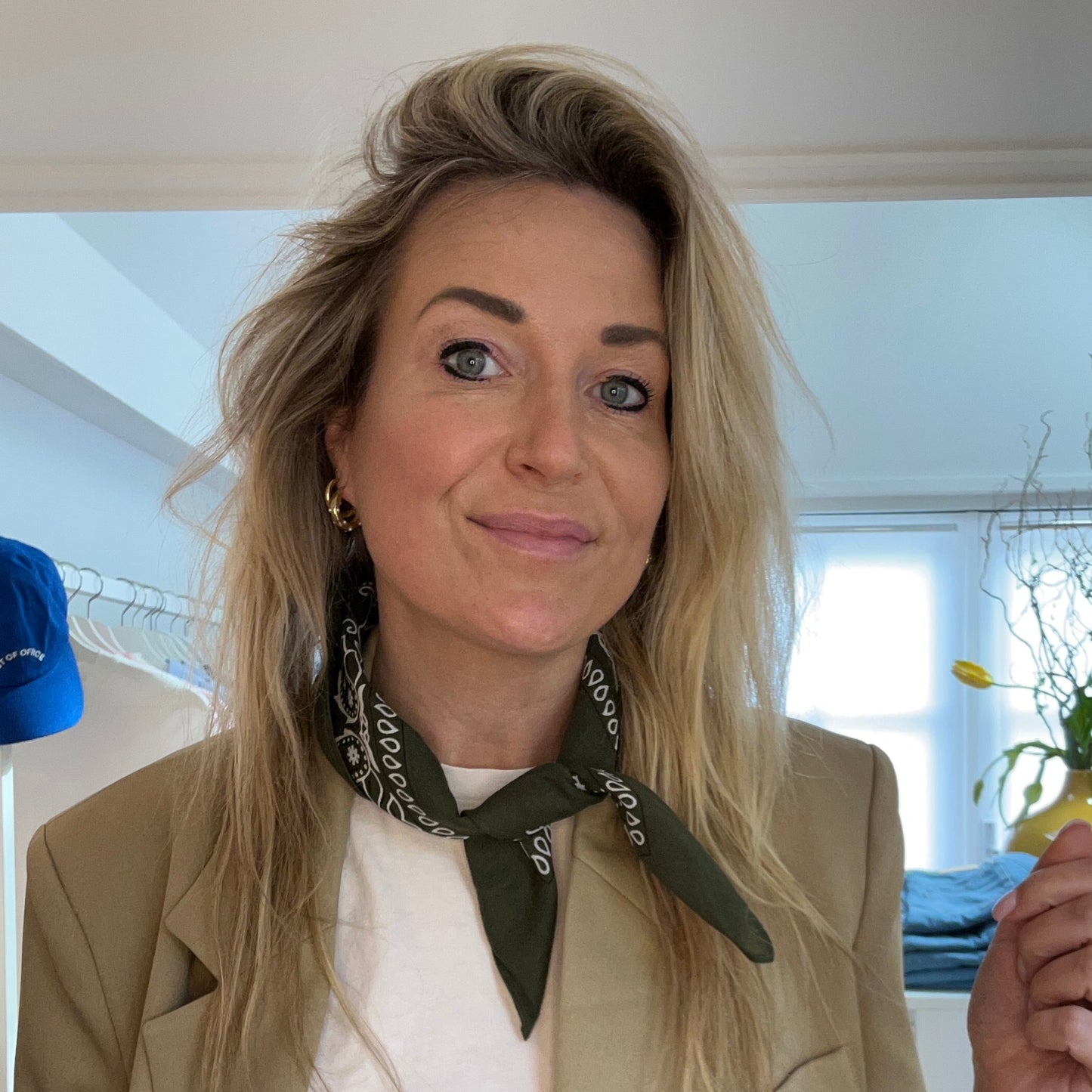 Bandana kort - Donker groen