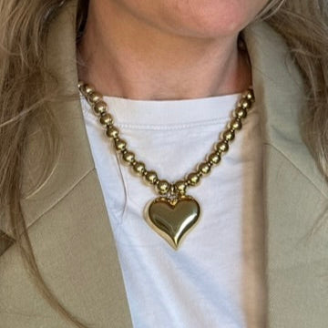Ketting grof met groot hart