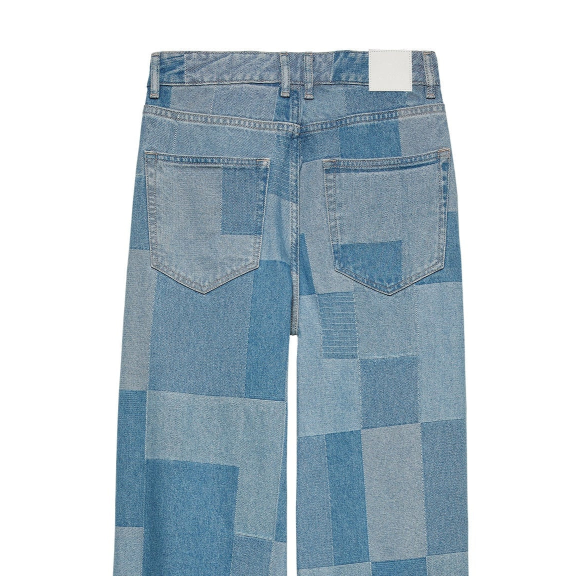 Loose fit jeans patchwork