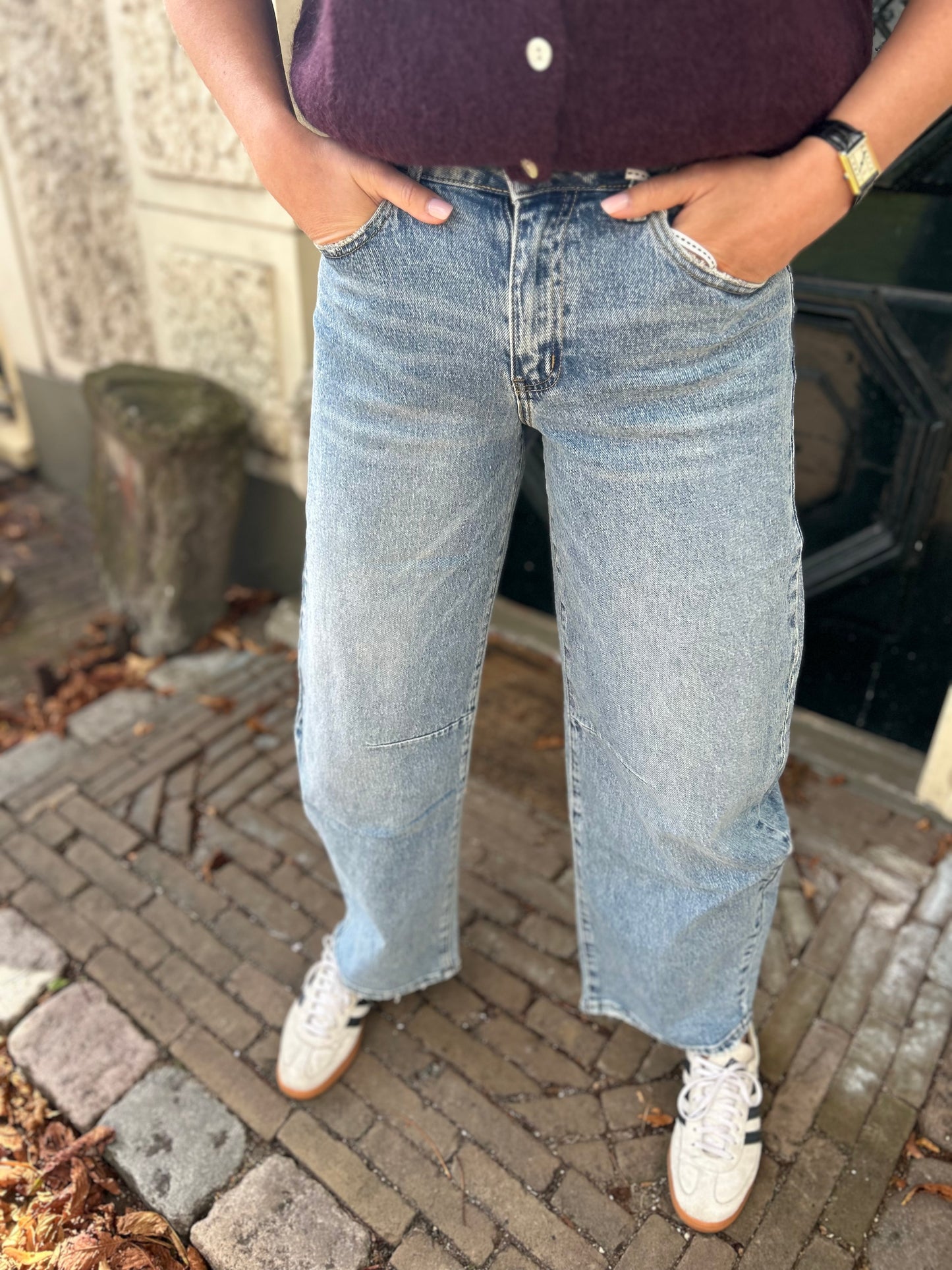 Barrel jeans spijker