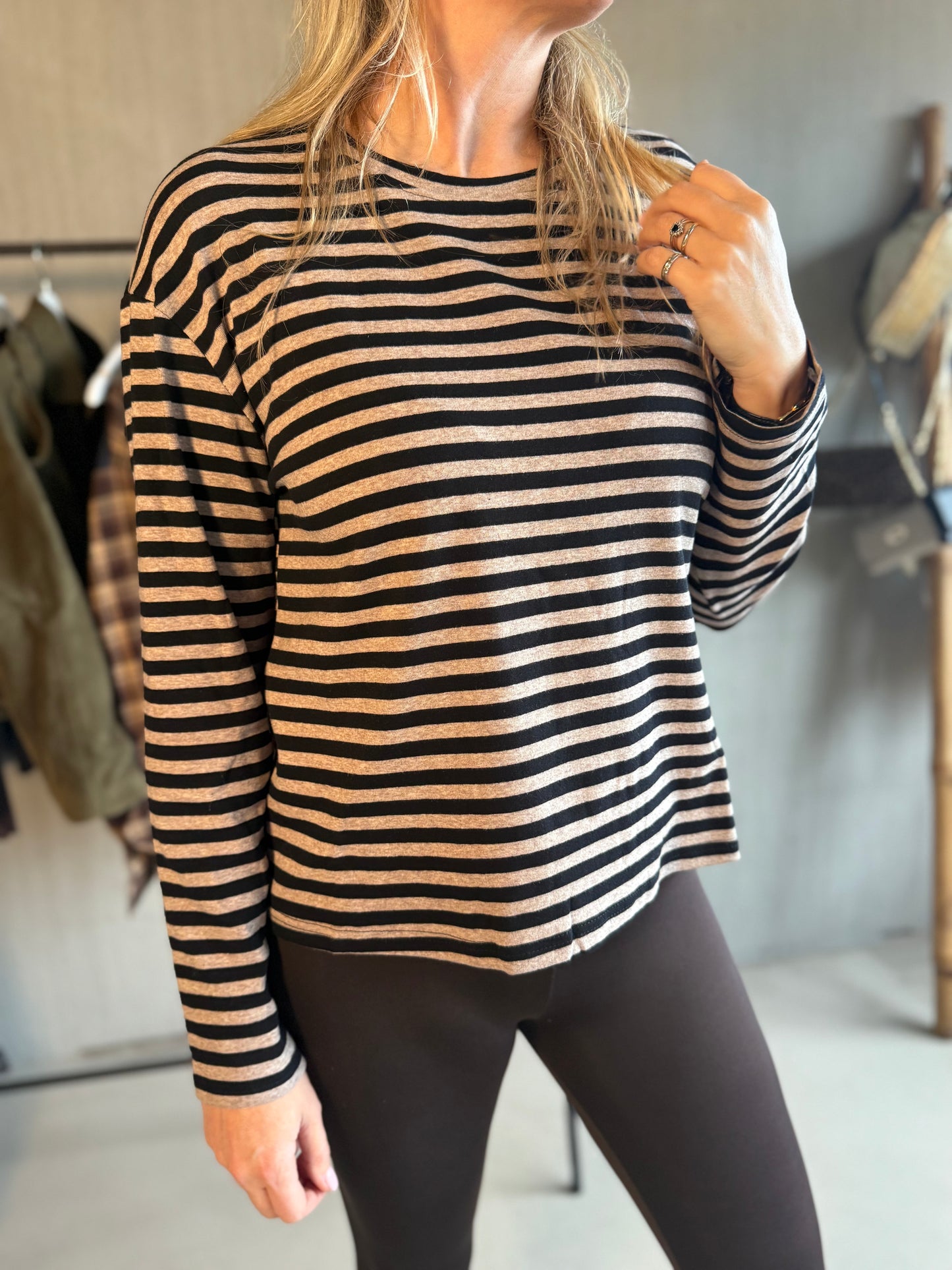 Longsleeve black&Brown