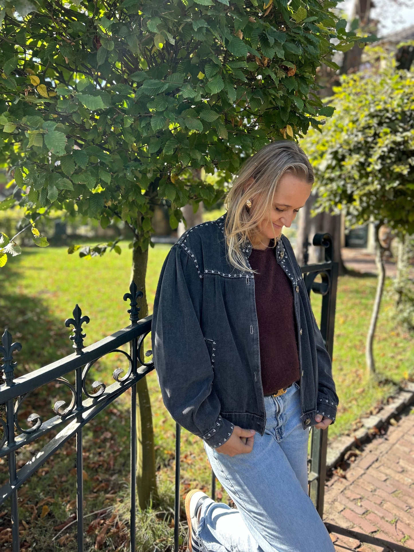 Jack denim zwart/grijs