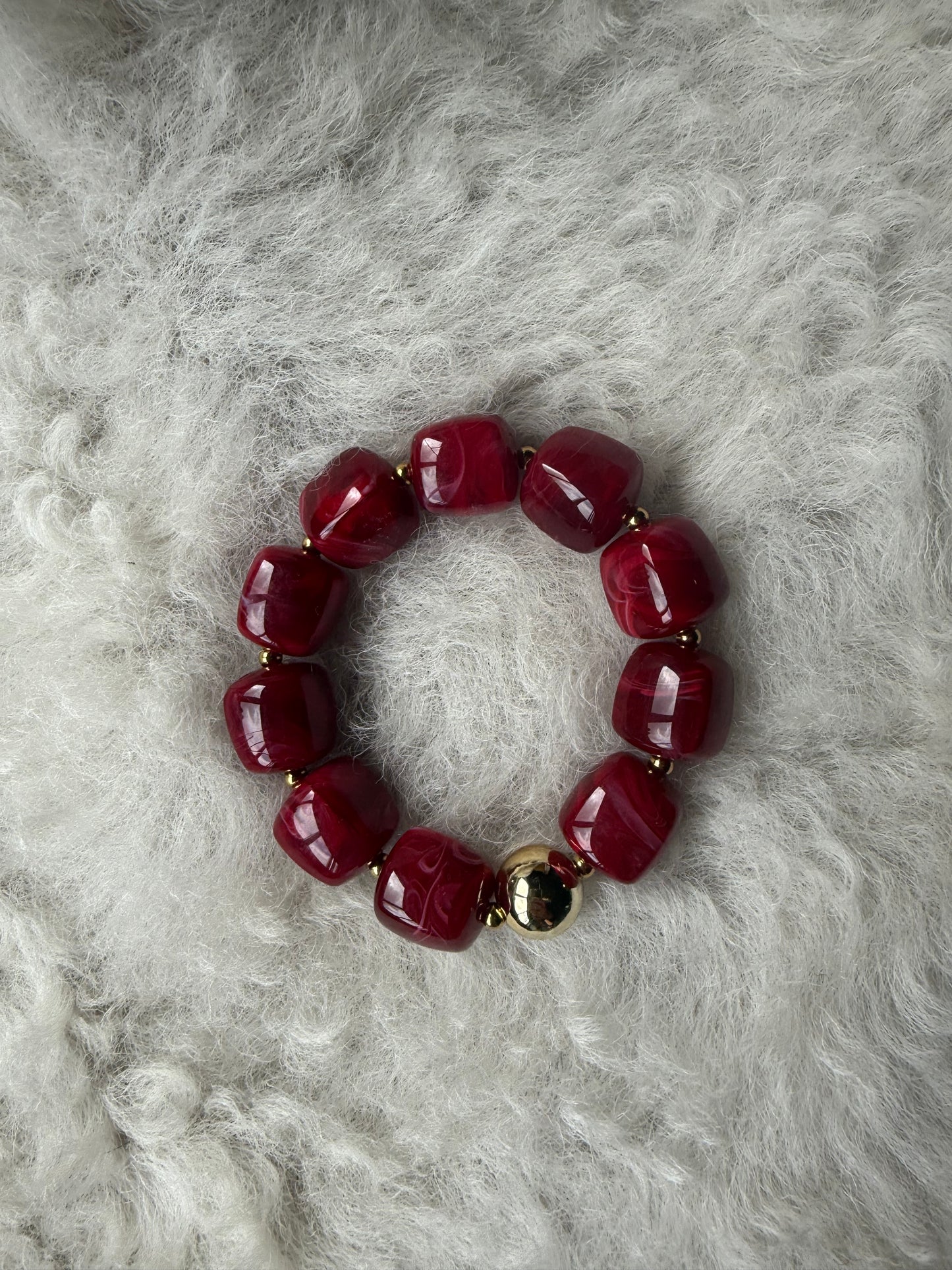 Armband golden stone