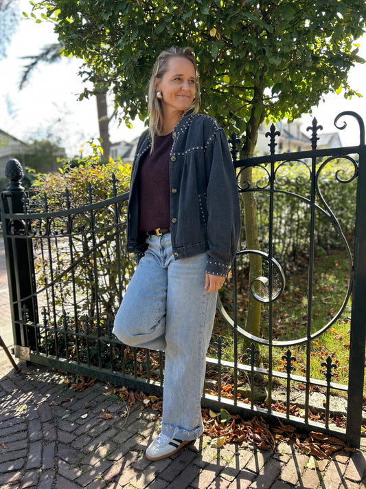 Jack denim zwart/grijs