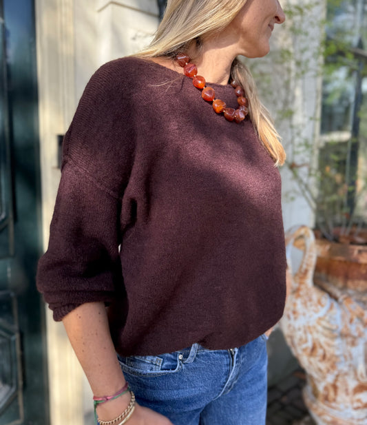 Ketting Brown stone