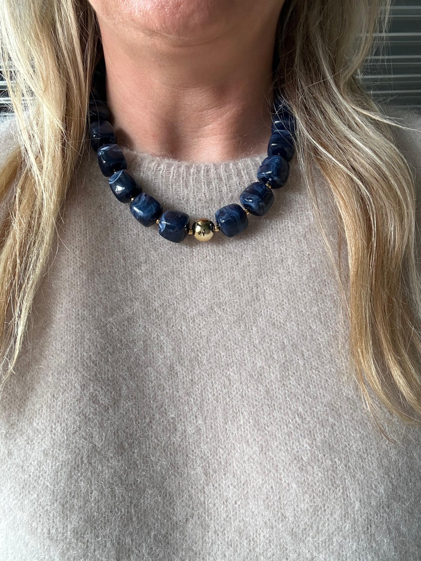 Ketting coloured and gold