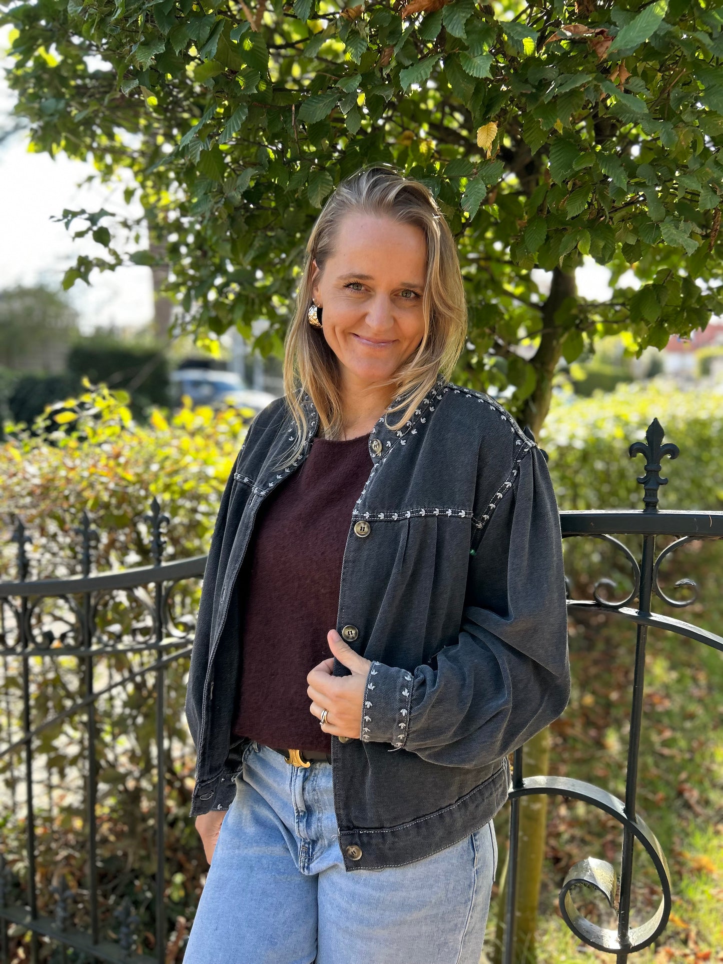 Jack denim zwart/grijs