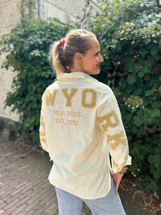 Blouse NY geel
