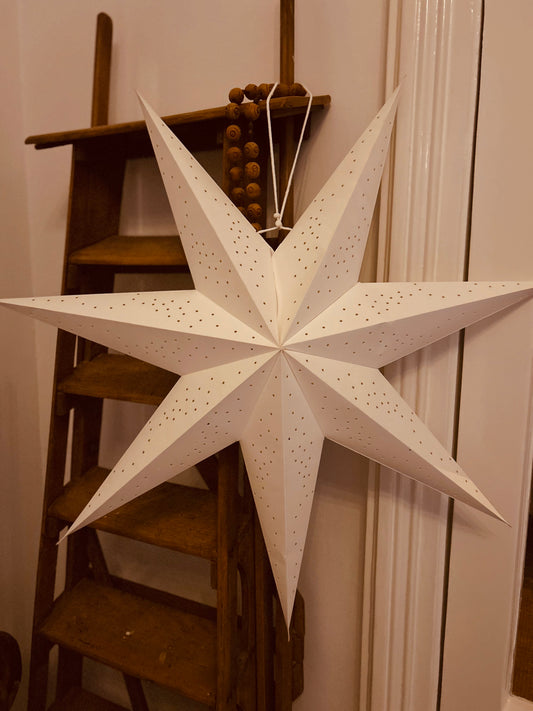 Papieren kerstster