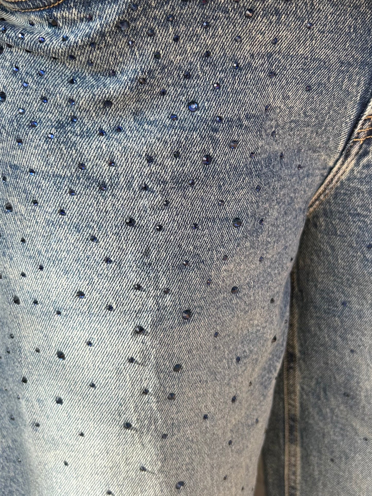 Jeans strass blue