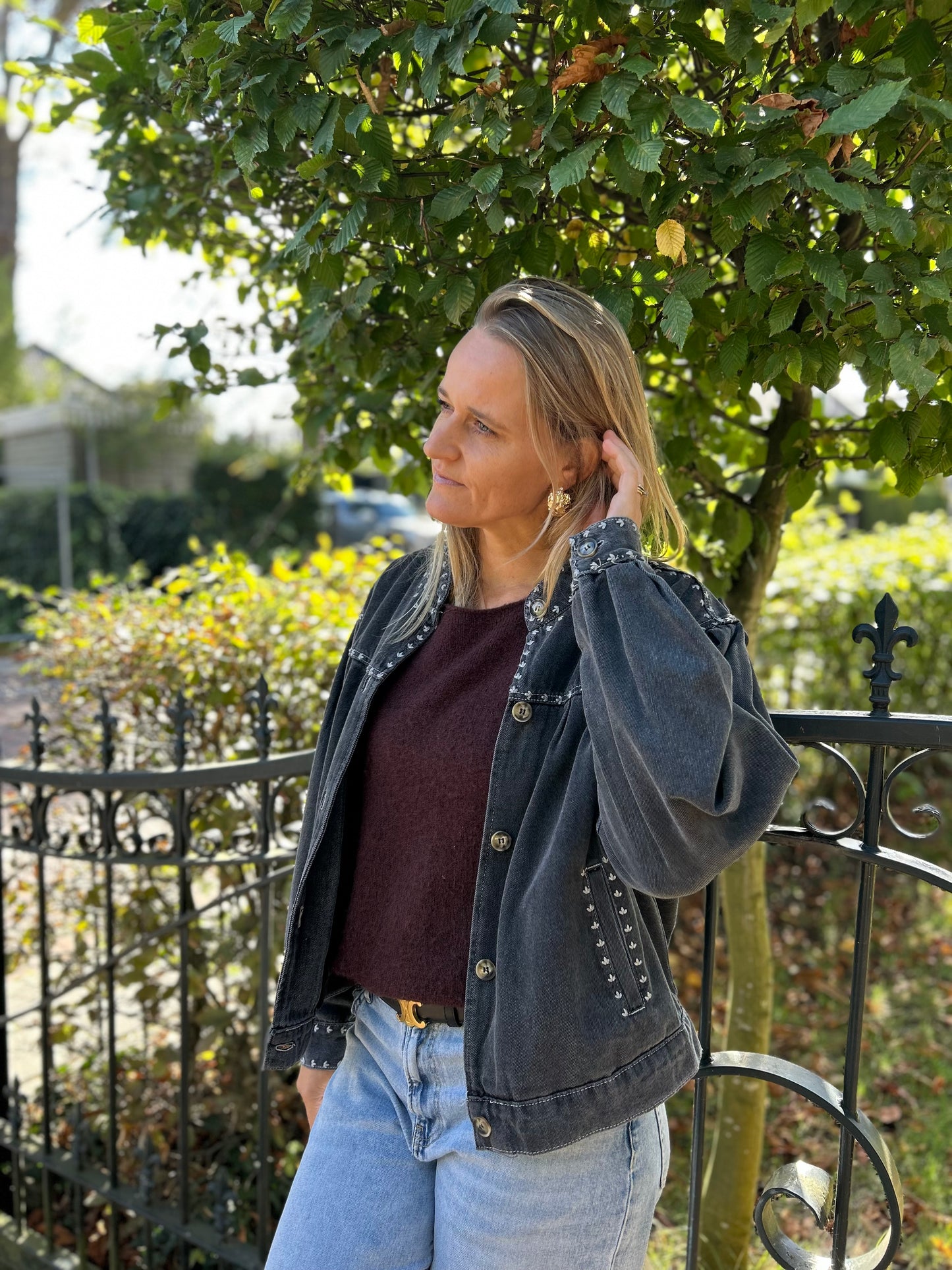 Jack denim zwart/grijs