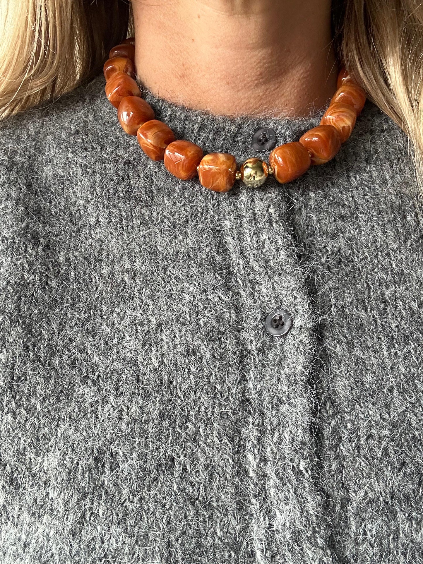 Ketting coloured and gold