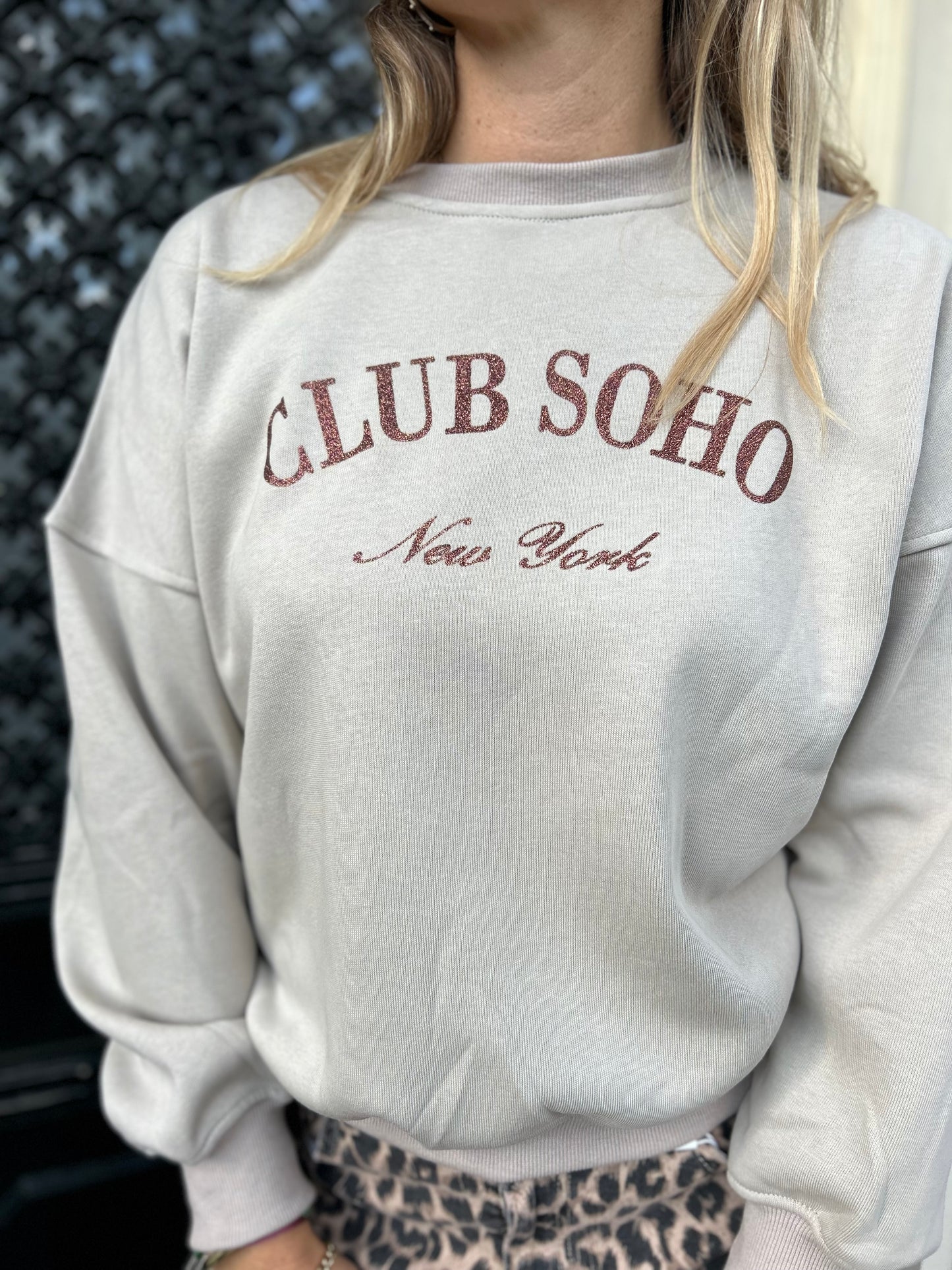 Sweater Club Soho NY beige