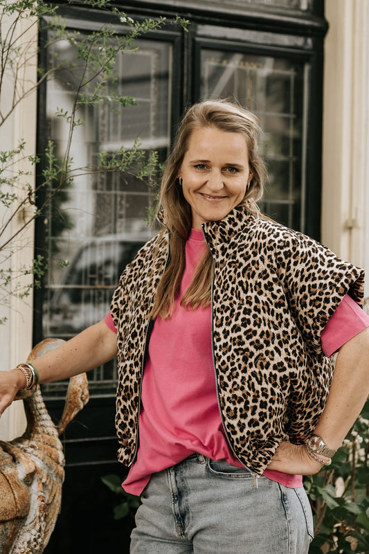 Bodywarmer Leopard