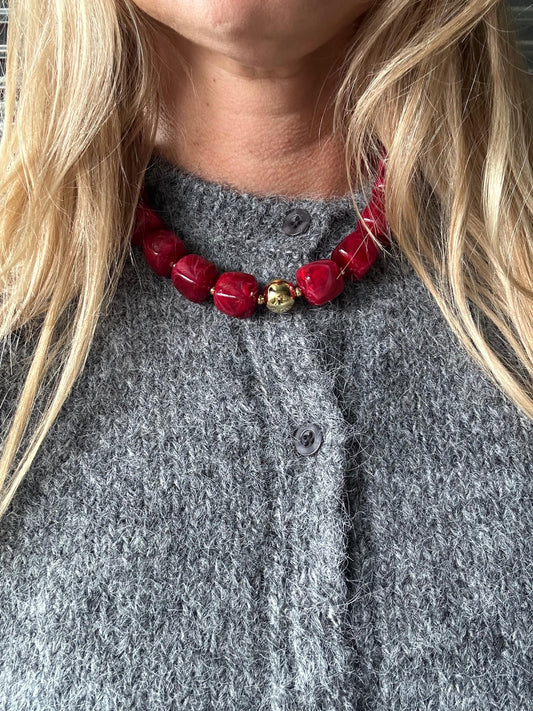 Ketting coloured and gold