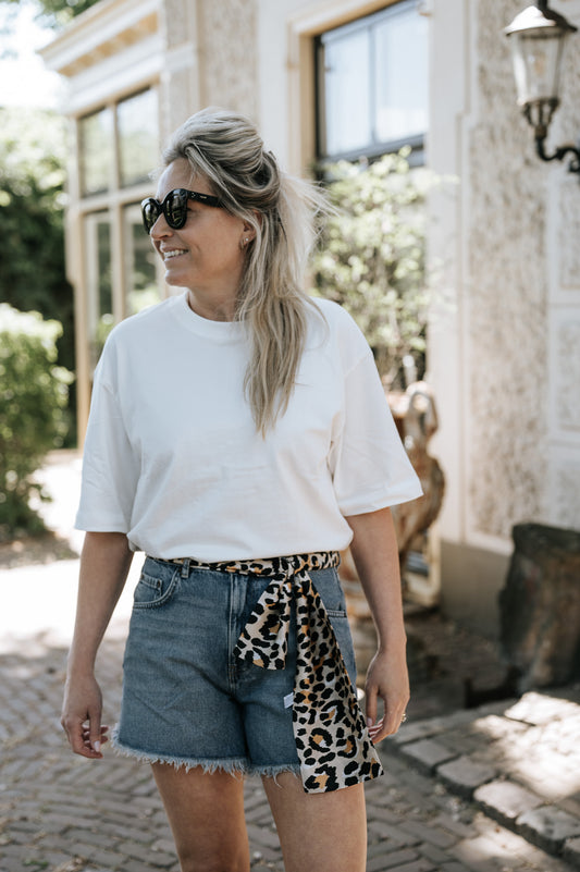 Loose fit Tshirt wit