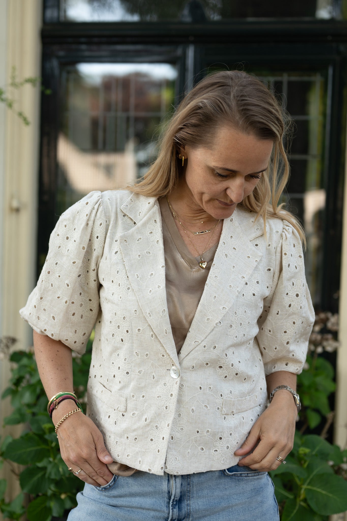 Blazer broderie