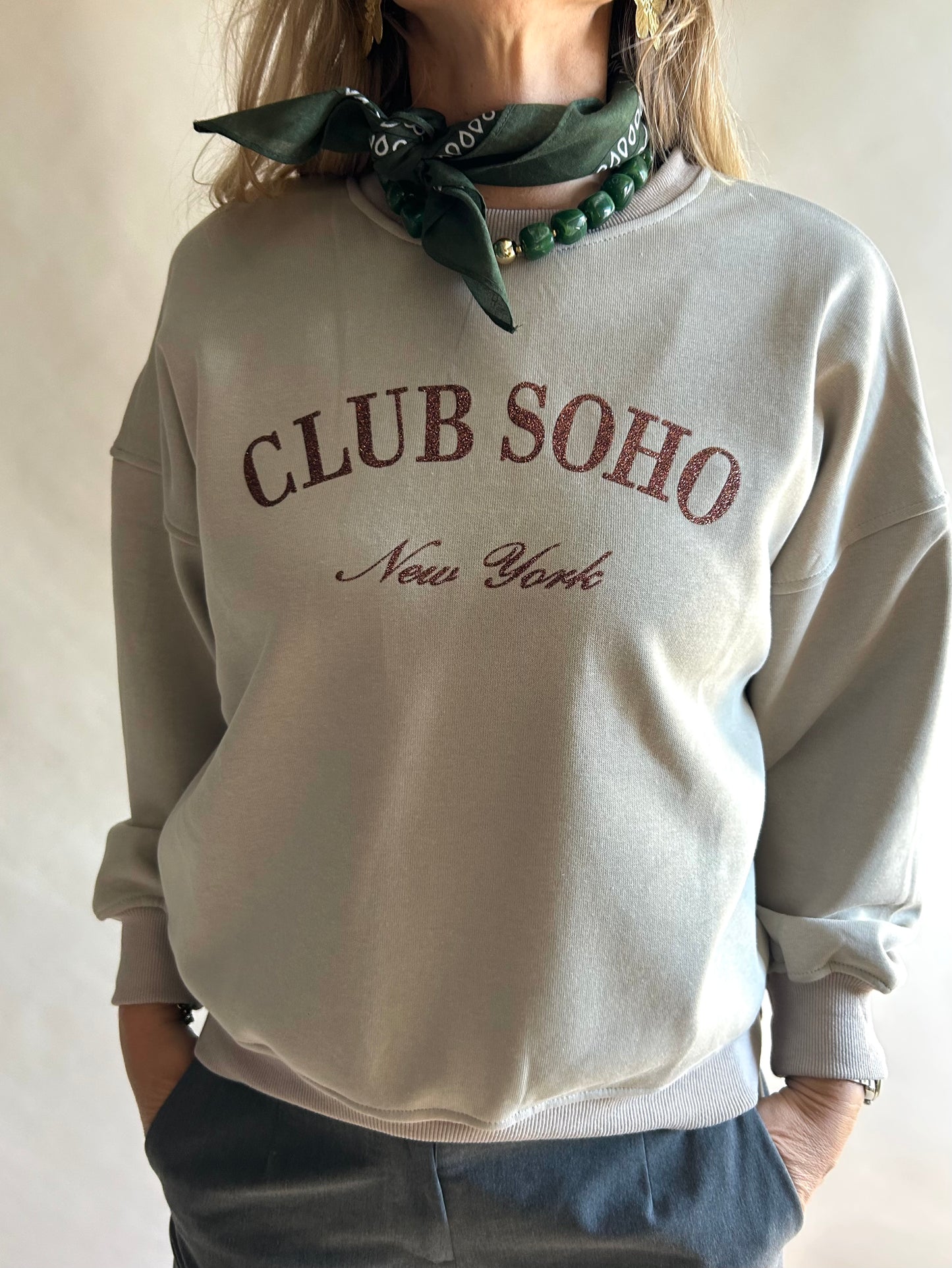 Sweater Club Soho NY beige