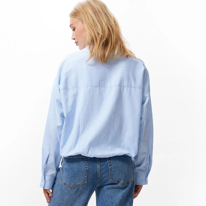 Blouse Tuck-in Blauw Catwalk Junkie