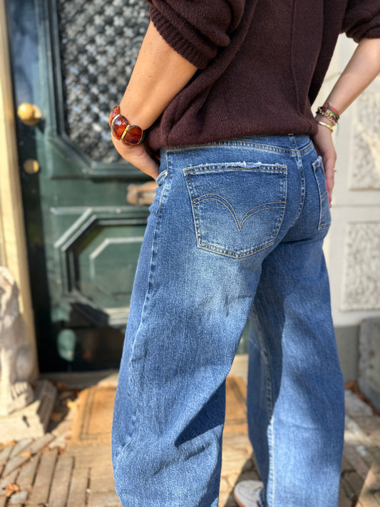 Barrel jeans spijker