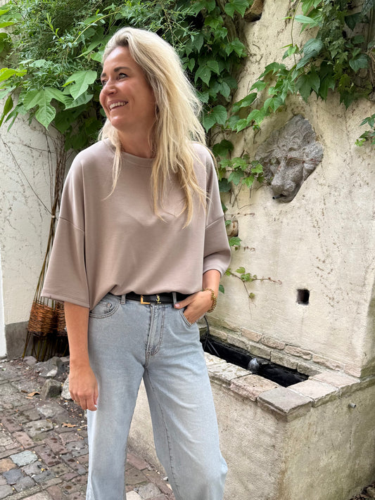 Sweatshirt korte mouw