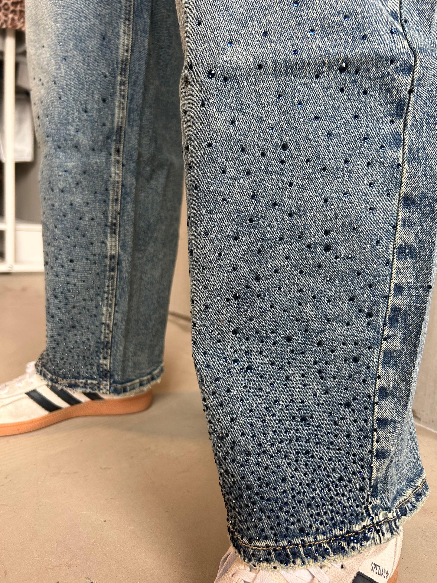 Jeans strass blue