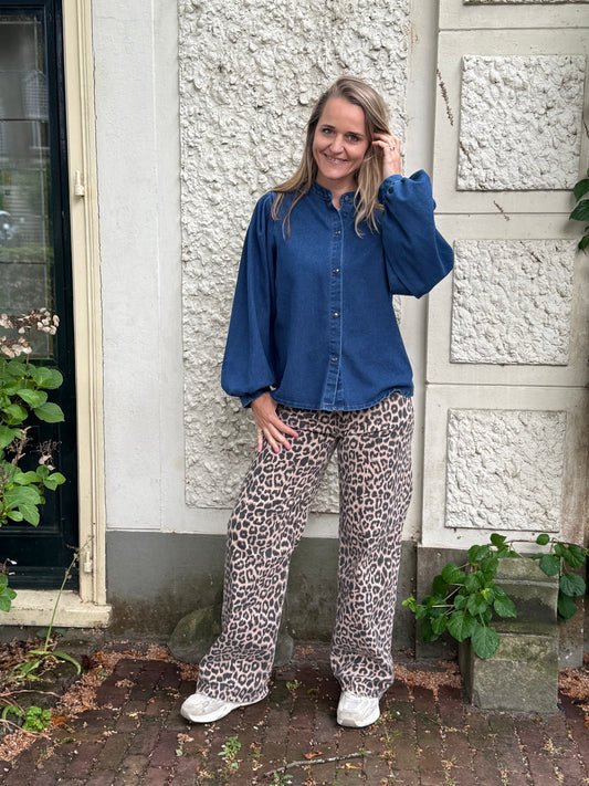 Loose fit leopard jeans Catwalk Junkie