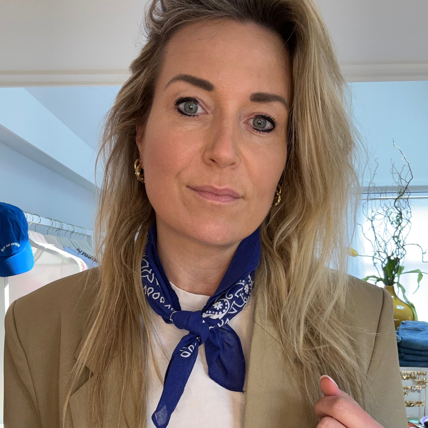 Bandana kort - Donker blauw