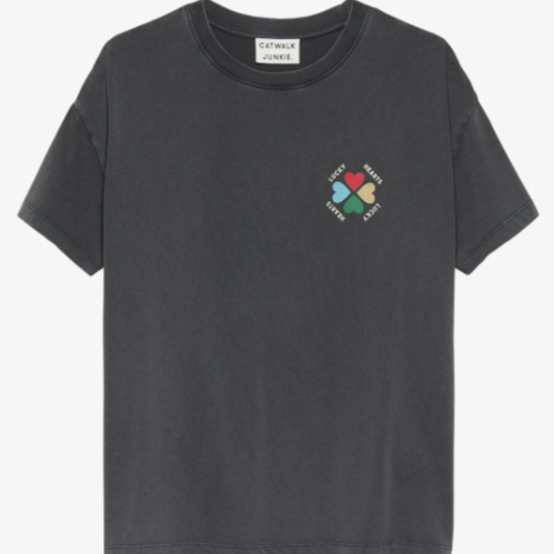 T-shirt Luck Catwalk Junkie Grijs